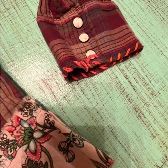 Johnny Loves June Vintage Retro Cowgirl Pinup Rodeo Pearl Snap Small - Picture 8 of 11